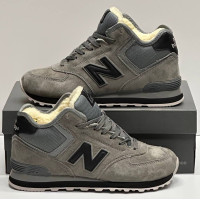 Кроссовки New Balance 574 Mid Grey Black Winter