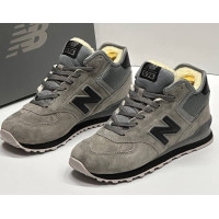 Кроссовки New Balance 574 Mid Grey Black Winter