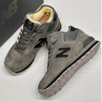 Кроссовки New Balance 574 Mid Grey Black Winter