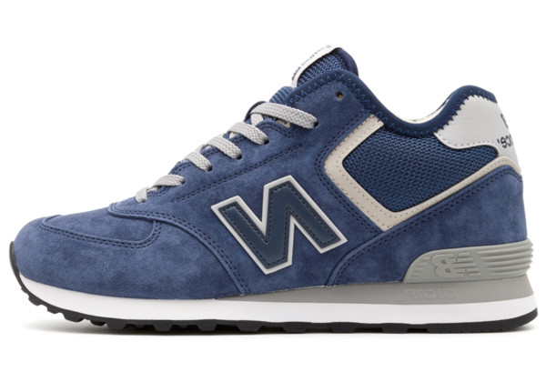 Кроссовки New Balance 574 Mid Navy White Winter