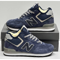 Кроссовки New Balance 574 Mid Navy White Winter