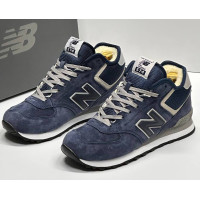 Кроссовки New Balance 574 Mid Navy White Winter