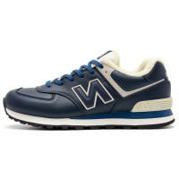 New Balance 574 Leather Blue зимние