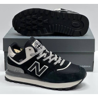 New Balance 574 Mid Termo x Stone Island Black White