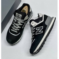 New Balance 574 Mid Termo x Stone Island Black White