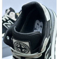 New Balance 574 Mid Termo x Stone Island Black White