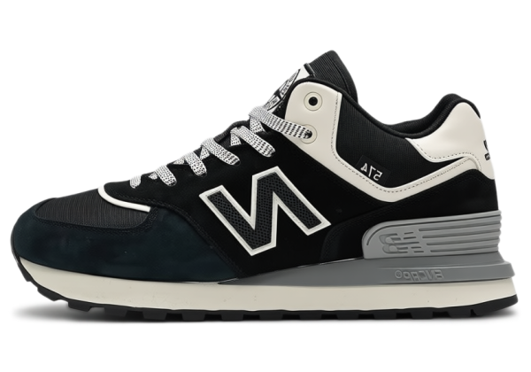 New Balance 574 Mid Termo x Stone Island Black White