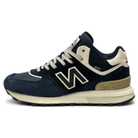 New Balance 574 Mid Termo x Stone Island Blue White