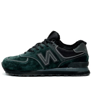 New Balance 574 Emerald Black зимние