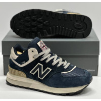 New Balance 574 Mid Termo x Stone Island Blue White