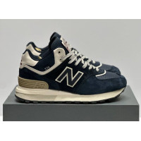 New Balance 574 Mid Termo x Stone Island Blue White