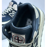 New Balance 574 Mid Termo x Stone Island Blue White