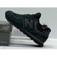 New Balance 574 Emerald Black зимние
