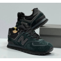 New Balance 574 Emerald Black зимние