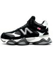 New Balance 9060 Mid Gore-Tex Black Grey зимние