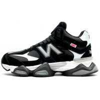 New Balance 9060 Mid Gore-Tex Black Grey зимние
