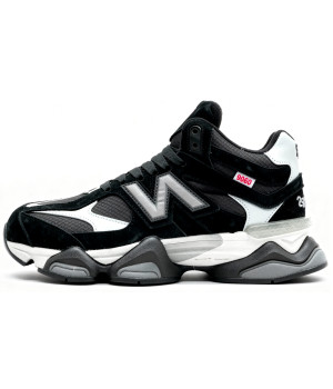 New Balance 9060 Mid Gore-Tex Black Grey зимние