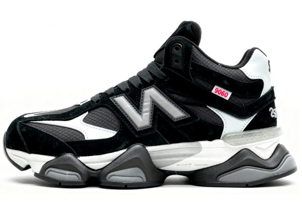 New Balance 9060 Mid Gore-Tex Black Grey зимние