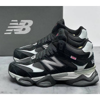 New Balance 9060 Mid Gore-Tex Black Grey зимние