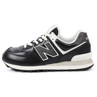 New Balance 574 Leather Premium Metallic Black