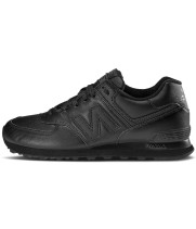 New Balance 574 Leather Total Black