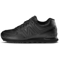 New Balance 574 Leather Total Black