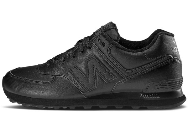 New Balance 574 Leather Total Black