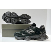 New Balance 9060 Winter Triple Black с мехом