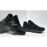 New Balance 9060 Winter Black Suede с мехом