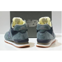 New Balance 574 Mid Grey Black Gum с мехом