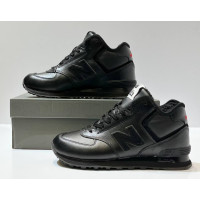 New Balance 574 Mid All Black зимние