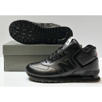 New Balance 574 Mid All Black зимние