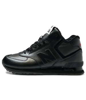 New Balance 574 Mid All Black зимние