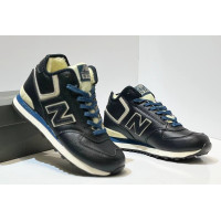New Balance 574 Mid Leather Blue зимние