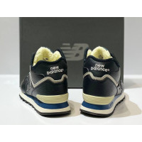 New Balance 574 Mid Leather Blue зимние
