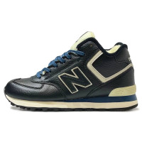 New Balance 574 Mid Leather Blue зимние