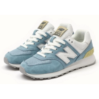 New Balance 574 Light Blue White