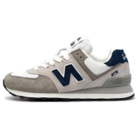 New Balance 574 Grey White Blue Navy