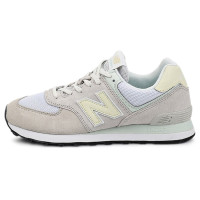 New Balance 574 Light Grey Cream Blue