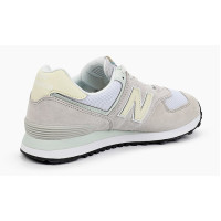 New Balance 574 Light Grey Cream Blue