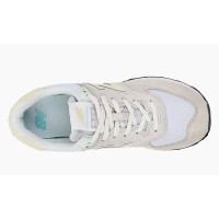 New Balance 574 Light Grey Cream Blue