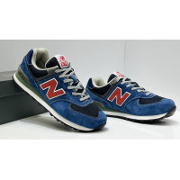 New Balance 574 Blue Black Red