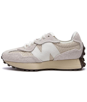 New Balance 327 Cream Brailed