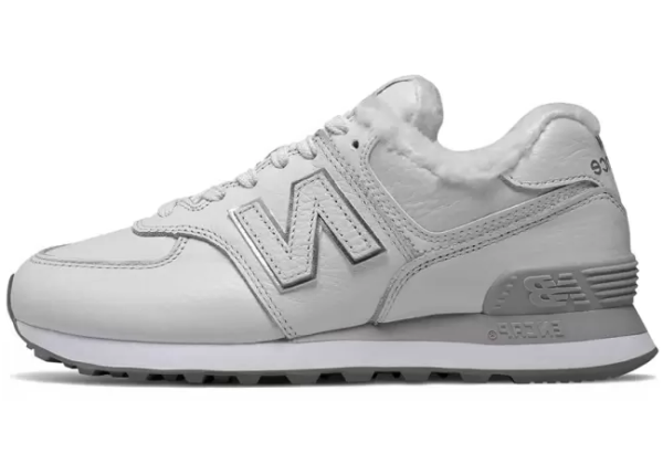 New Balance 574 Light Grey Silver Winter