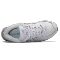 New Balance 574 Light Grey Silver Winter