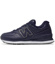 New Balance 574 Dark Navy Leather Winter