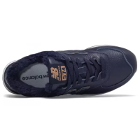 New Balance 574 Dark Navy Leather Winter