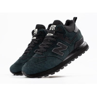 New Balance 574 Mid x Stone Island Dark Cyan Black