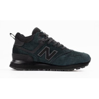 New Balance 574 Mid x Stone Island Dark Cyan Black