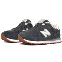 New Balance 574 Dark Grey White Winter